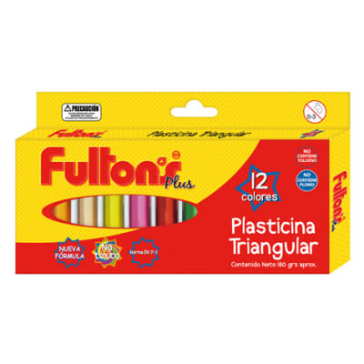 Plasticina 12 colores Fultons