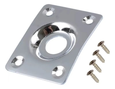 Porta Jack Rectangular Cromado Scorpion1