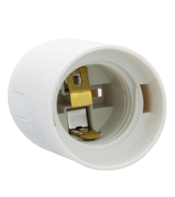 Porta lampara Philco E27 simple blanco