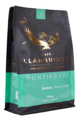 Café LLanquihue Puntiagudo Black Grano Entero 250gr