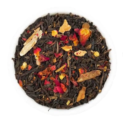 Romance Camellia (Té Rojo con Pétalos de Rosa y Canela)
