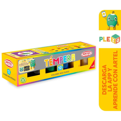 Tempera 12 Colores Artel