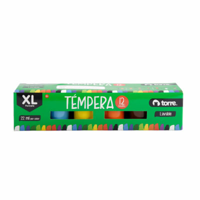 Tempera 12 colores Torre