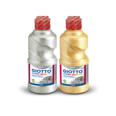 Tempera metálica 250ml Giotto