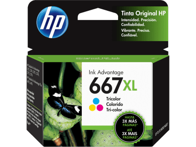 Tinta HP 667XL color1