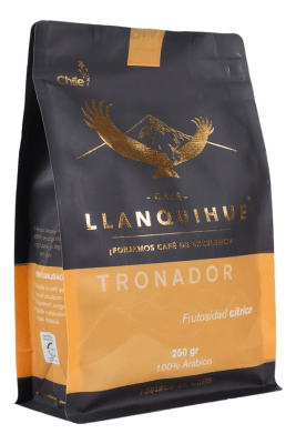 Café LLanquihue Tronador Black Grano Entero 250gr