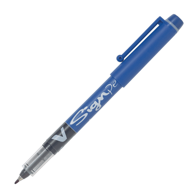Lápiz pilot V-Signpen Azul1