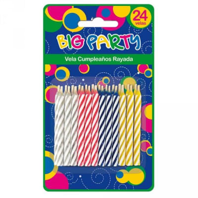 Vela cumpleaños Big Party x241