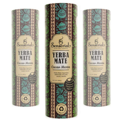 Yerba Mate Cacao Menta Tarro 250g Sensorial