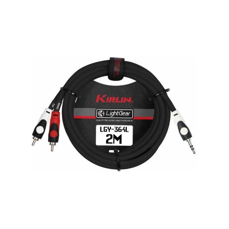 Cable Audio Kirlin Plug 3.5 Stereo a 2 Plug RCA2