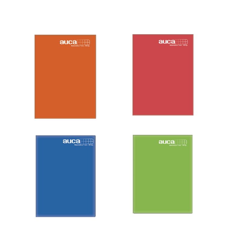 Cuaderno college matemática 7mm Auca 80hj1