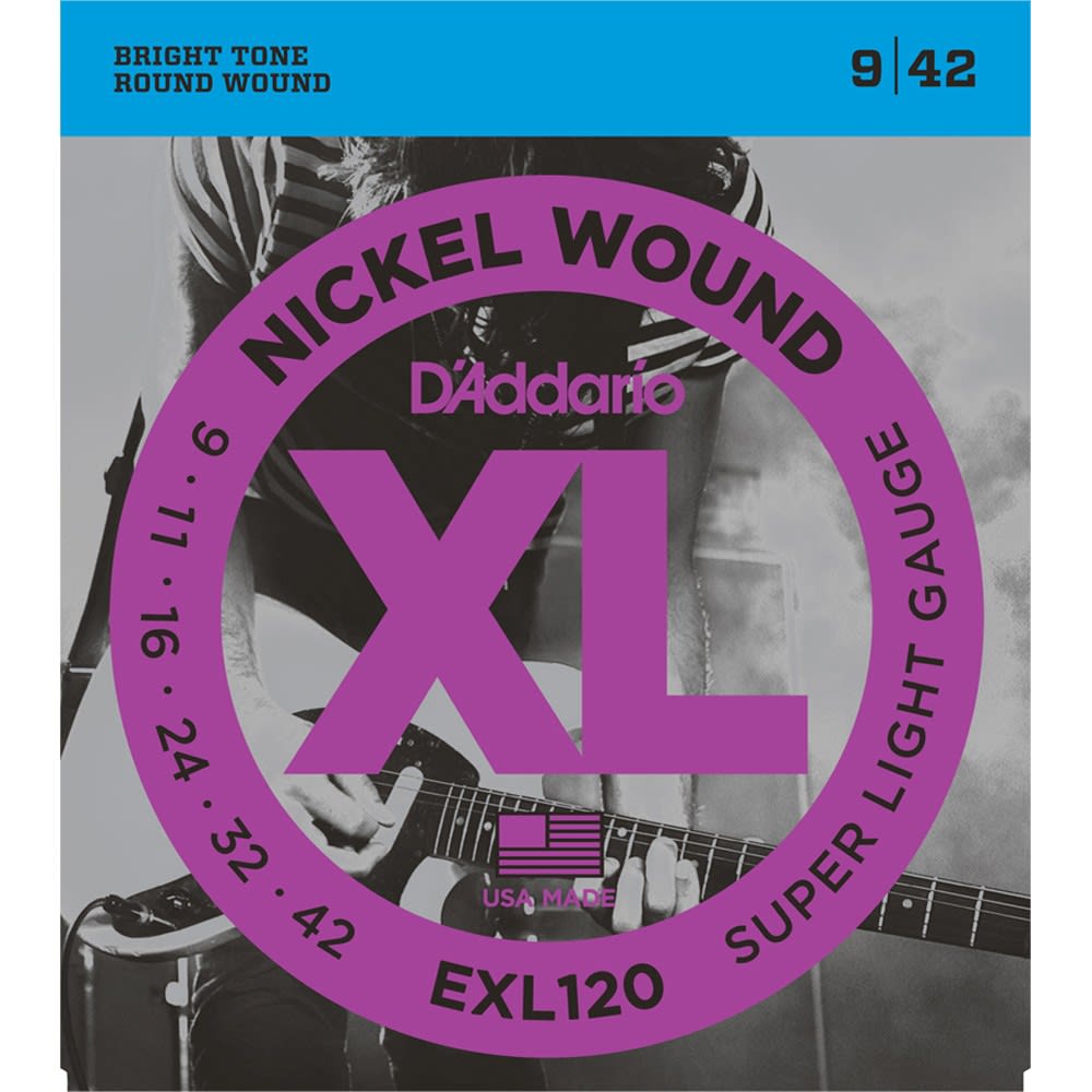 Cuerda guitarra eléctrica D`Addario EXL120 1