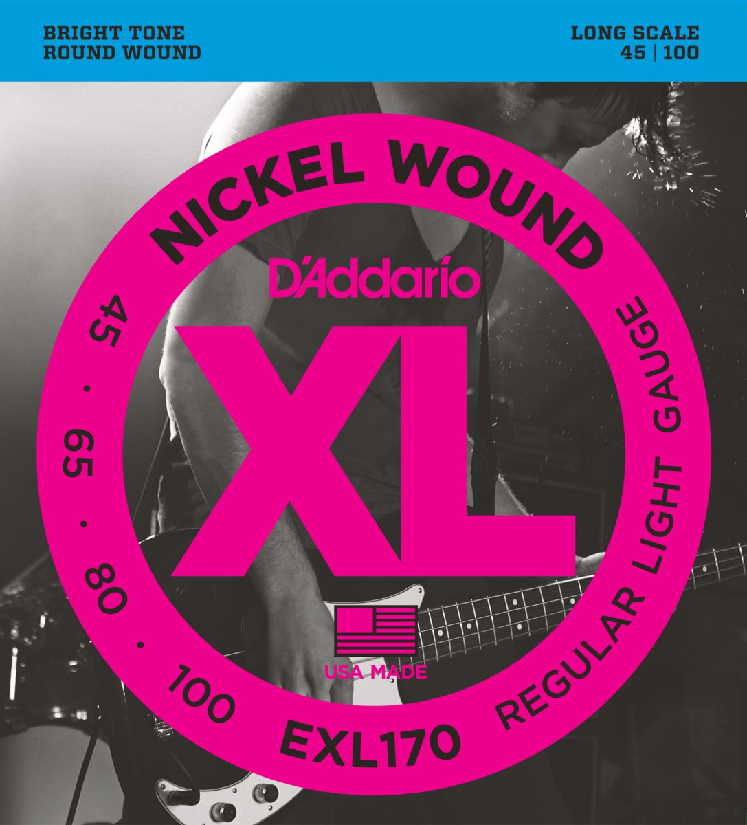Cuerda de bajo eléctrico D`Addario EXL170 1