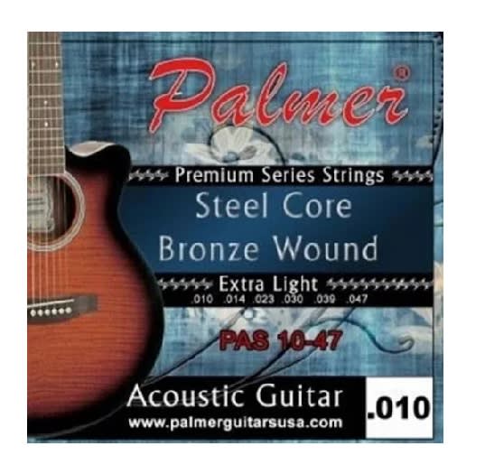 Cuerda guitarra acústica Palmer PAS 10-47 1