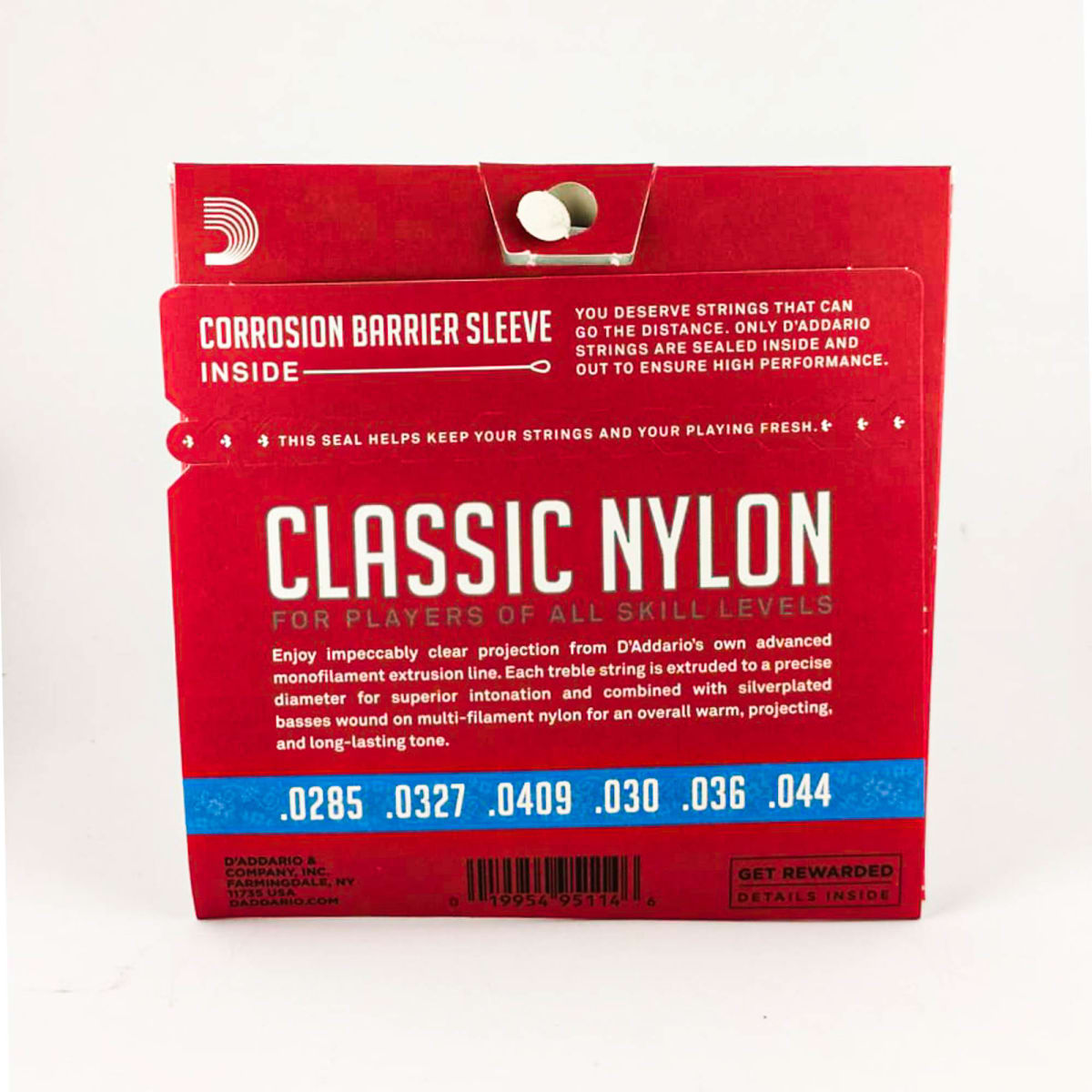 Cuerda guitarra nylon D`Addario Classic EJ27H1