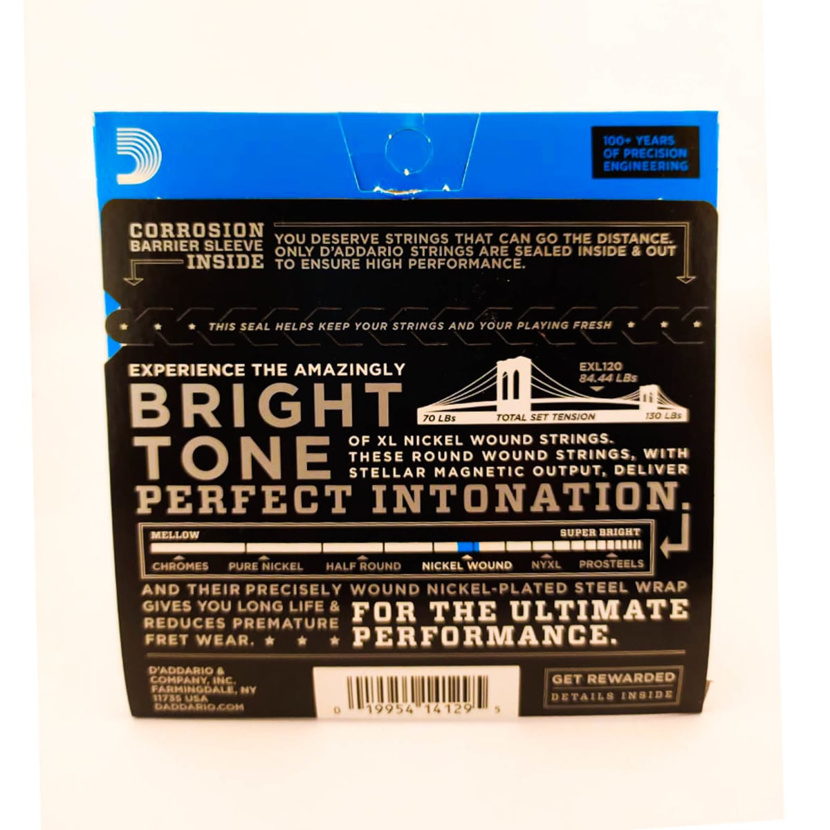 Cuerda guitarra eléctrica D`Addario EXL1201