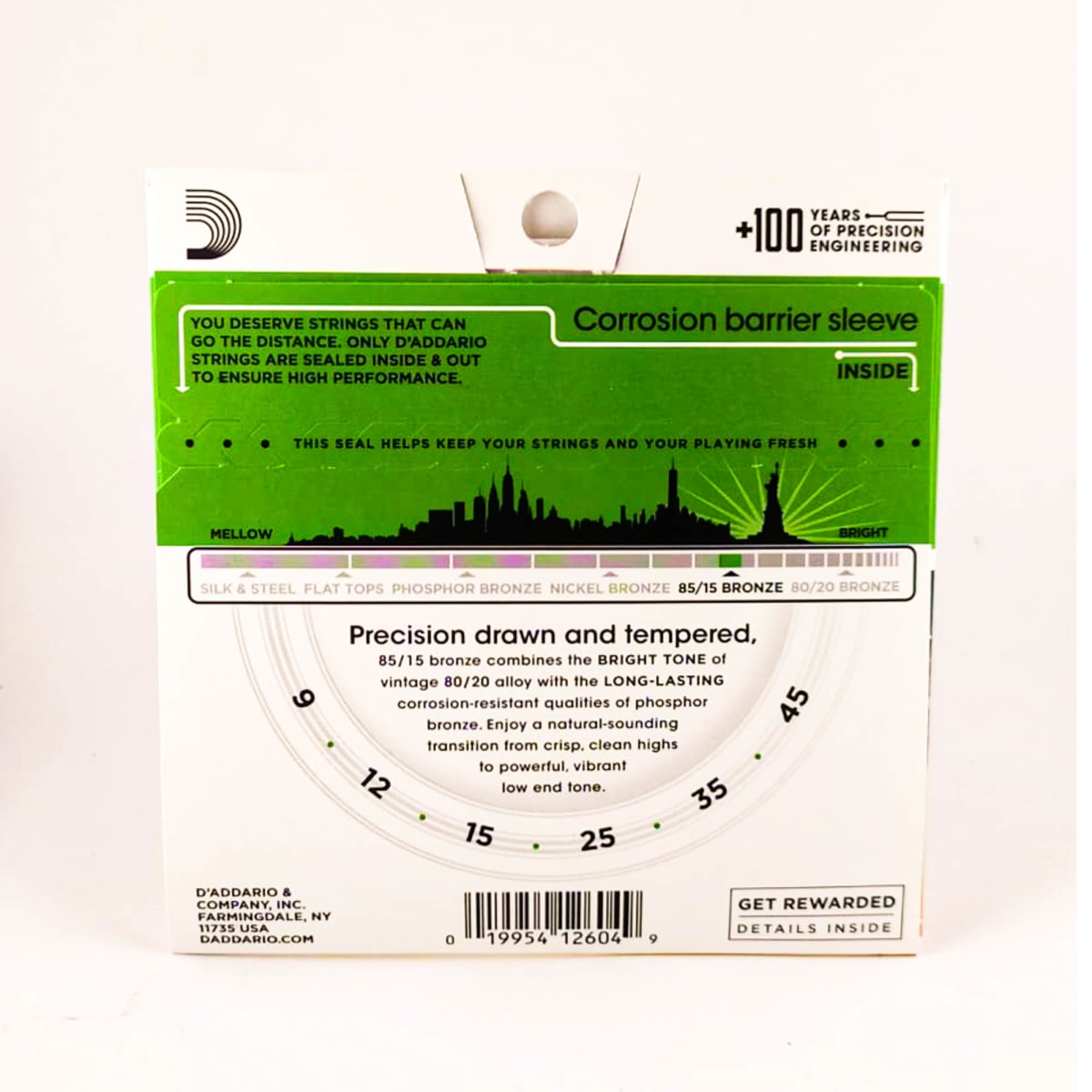 Cuerda guitarra acústica D`Addario EZ8901