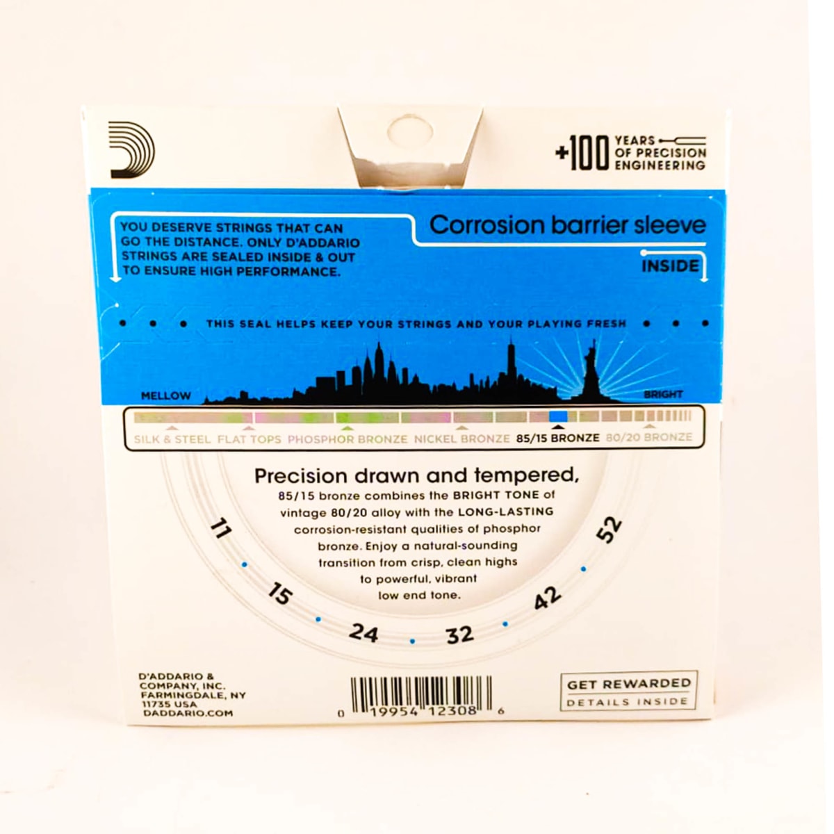 Cuerda guitarra acústica D`Addario EZ9101