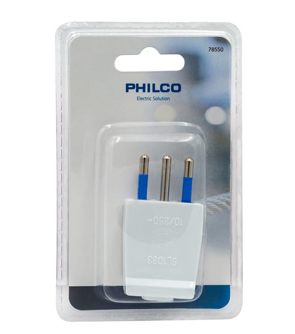 Enchufe macho vertical Philips 2P + T blanco2