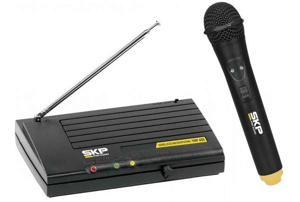 Micrófono SKP inalámbrico VHF 6952