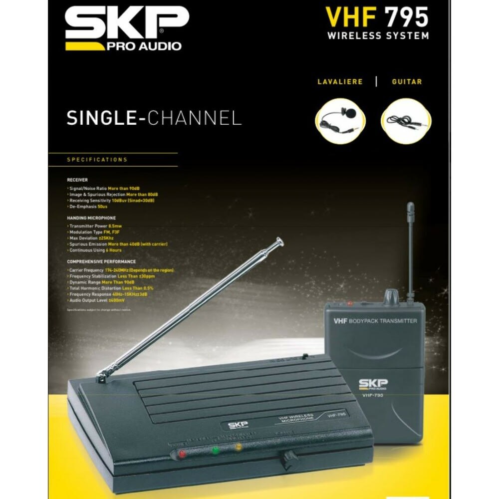 Micrófono SKP de solapa VHF 795 0