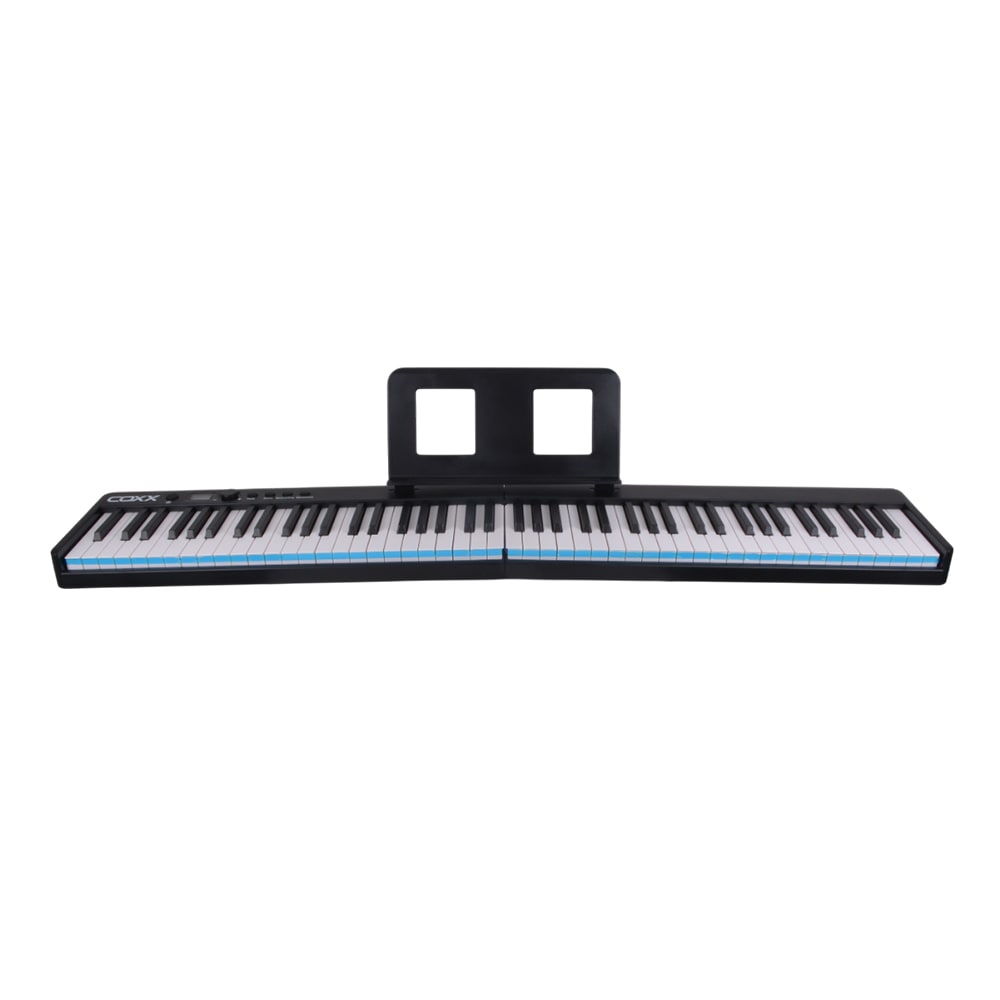 Piano Digital Portatil Plegable 88 notas COXX Negro 0