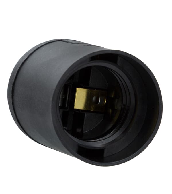 Porta lampara Philco E27 simple negro 0