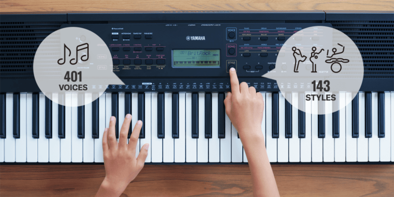 Teclado Yamaha PSR-E273 Portátil de 61 Teclas3