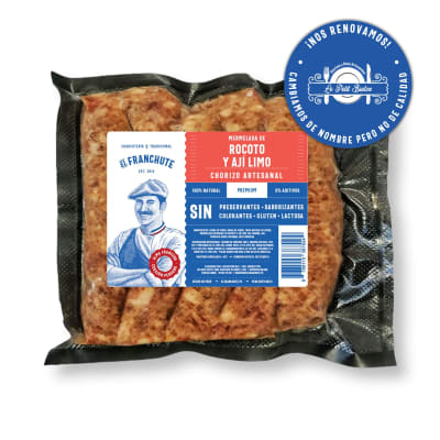 EL FRANCHUTE (Le Petit Breton) Chorizo de Mermelada de Rocoto Y Aji Limo
