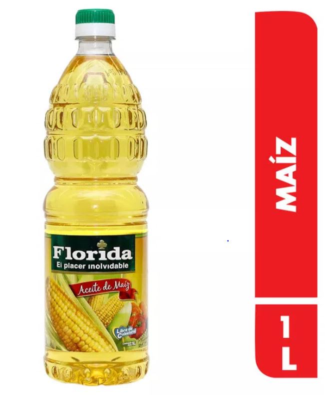 Florida Aceite de Maiz (Botella de 1 Lt) Klikame Florida Aceite de Maiz (Botella de 1 Lt) Klikame