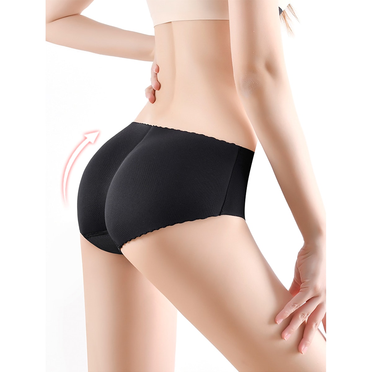 Pompis Relleno Delantero Calzones Con Relleno De Cadera Calzón Con Relleno  Talla S Color Negro Real Plaza