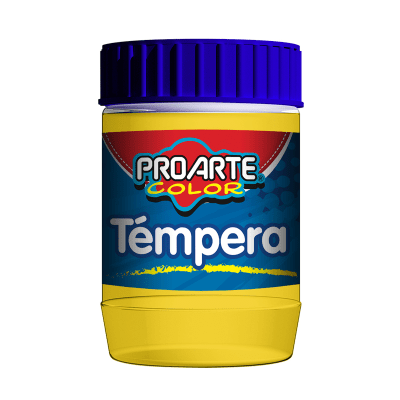 TEMPERA COLOR AMARILLO MEDIO PROARTE 120ML1