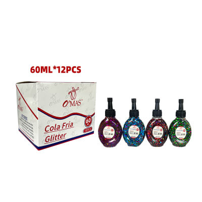 PEGAMENTO LIQUIDO CON CONFETTI 60ML  | 24 UNID1