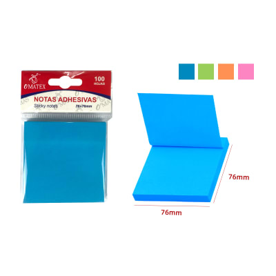 NOTA ADHESIVAS CUADRADO 7X7CM 100 HOJAS1