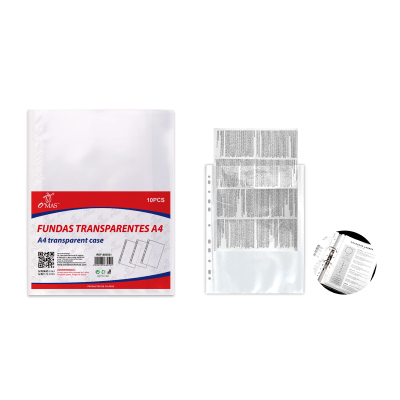 FUNDA TRANSPARENTES A4 10PCS1
