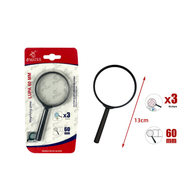 LUPA X3 MULTIPLE 60MM 13CM1