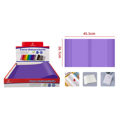 FORRO UNIVERSITARIO MORADO 45.5X26.1CM1