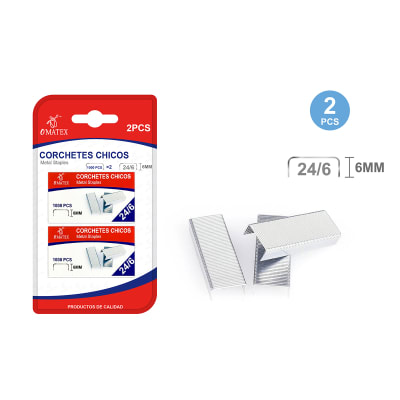 CORCHETES PLATEADOS CHICOS 24/61