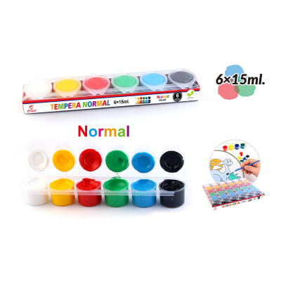Tempera normal 6 colores1