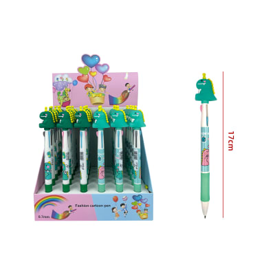 LAPIZ PASTA DISEÑO DINOSAURIO  17CM1