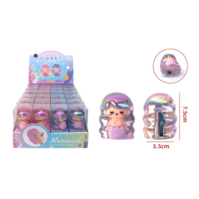 SACAPUNTAS DISEÑOS SIRENA 3.5X3X7.5CM1