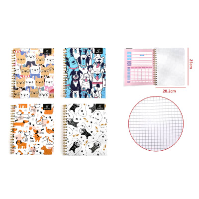 CUADERNO UNIVERSITARIO ANIMALES 100HJS1
