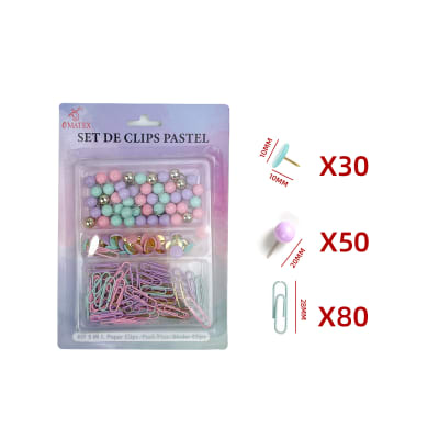 SET DE CLIPS PASTEL1