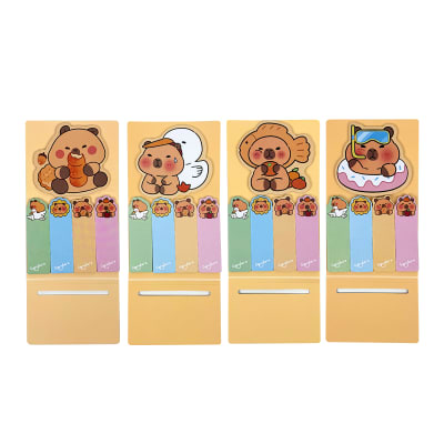 NOTAS ADHESIVAS DISEÑO CAPIBARA 17HJS 15X8.8CM1