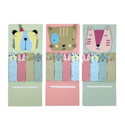 NOTAS & MARCADORES ADHESIVAS DISEÑO ANIMALES 17HJS 15X8.8CM1