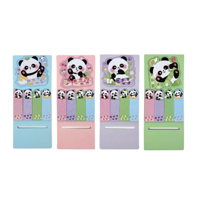 NOTAS & MARCADORES ADHESIVAS DISEÑO PANDA 17HJS 15X8.8CM1