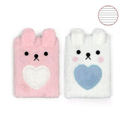 LIBRETA PELUDA OSITO 14.5X21CM1