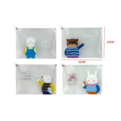 CARPETA ESTUCHE DISEÑO ANIMALES  33X25CM1