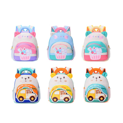 MOCHILA INFANTIL MULTIDISEÑO 33X26X10CM1