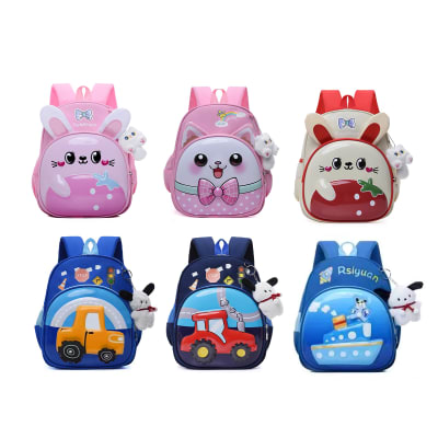 MOCHILA INFANTIL CON BOLSILLO DURO 30X26X12CM1